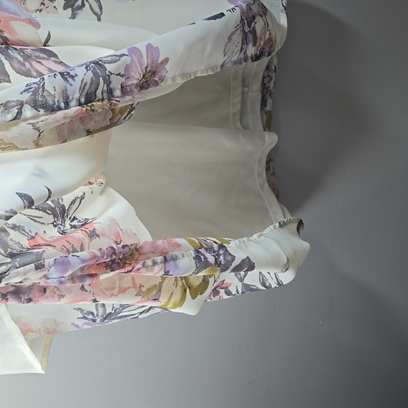 Halo Ivory Floral Dress - Picture 7 of 8